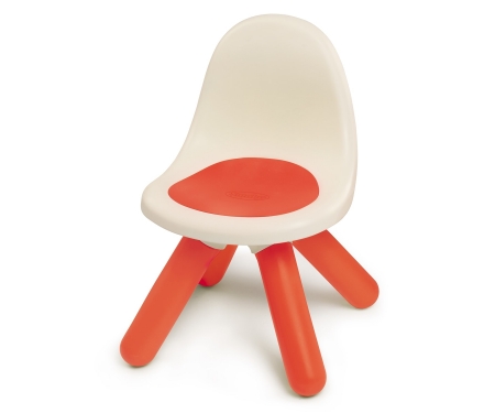 smoby krzesełko z oparciem czerwone