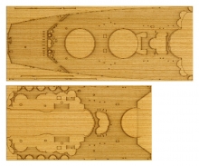 tamiya 1:350 Yamato, wooden-deck sheet, model accessory