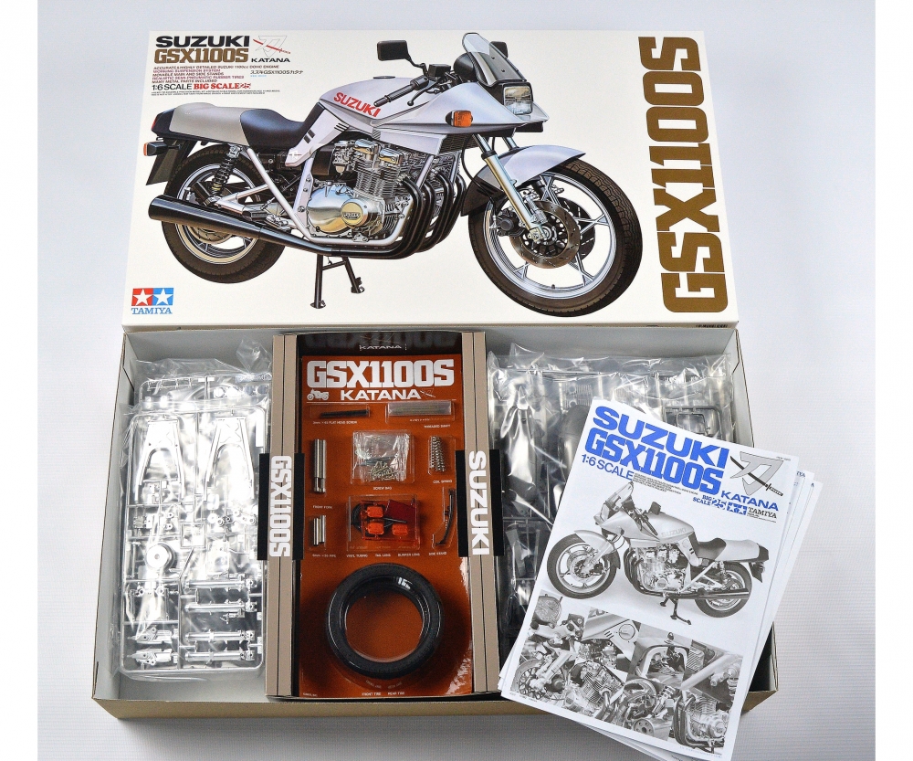 1 6 Suzuki Gsx1100s Katana 1980 Motorcycles 1 6 Plastic Models