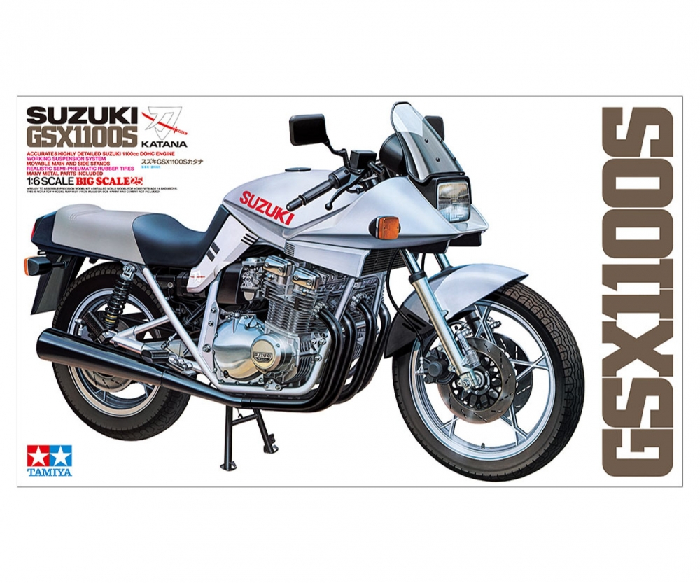 1 6 Suzuki Gsx1100s Katana 1980 Motorcycles 1 6 Plastic Models