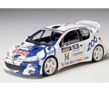 tamiya 1:24 Peugeot 206 WRC, plastic model kit
