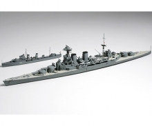 tamiya 1:700 Brit Hood & E Class Destroyer WL