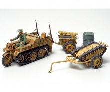 tamiya 1:48 Ger. Kettenkrad m. Goliath, plastic model kit