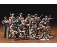 tamiya 1:48 Brit. Figure-Set Infantry Europe