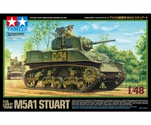 tamiya 1:48 US M5A1 Stuart Light Tank (1)