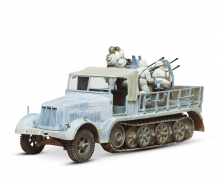 tamiya 1:35 Ger. Halftr. w/4-Bar.AA Gun (5)