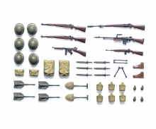 tamiya 1:35 Diorama-Set WWII US Infant. Weapons