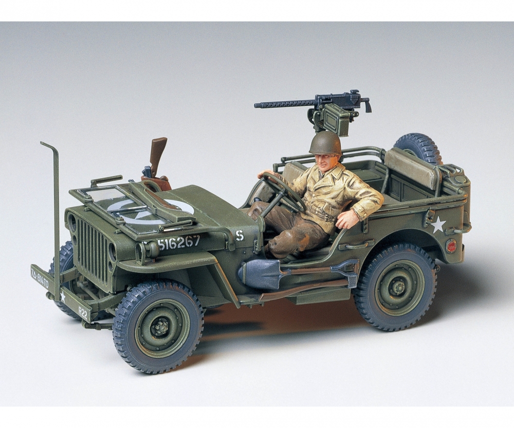 135 US Willys Jeep MB 4x4 (1) Military 135 Plastic
