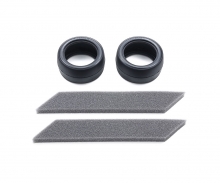 tamiya Racing Slick Tires wide (2) w/insert