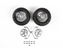 tamiya CC01/HL Rock Block 5-Sp.R/F-Set chr. (2)