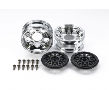 tamiya Y-Speichenfelgen chr./sw 26mm (2) 2tlg.