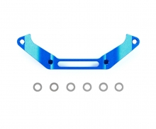 tamiya TC-01 Alu Lenkbrücke blau elox.