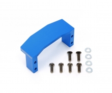 tamiya TT-02 Alu Lenkservo-Halter blau elox.