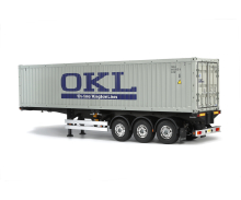1:14 RC 40ft Container 3A Semi-Trailer tamiya 1:14 RC 40ft Container 3A Semi-Trailer