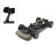 1:10 RC TT-02 Chassis, aufgebaut tamiya 1:10 RC TT-02 Chassis, aufgebaut