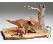 Chasmosaurus Diorama tamiya Chasmosaurus Diorama