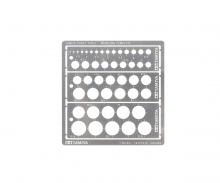 Modeling Template Round 1-12.5 tamiya Modeling Template Round 1-12.5