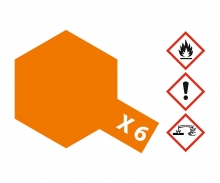 tamiya X-6 Orange Gloss 10ml