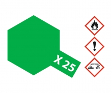 X-25 Clear Green Gloss 10ml tamiya X-25 Clear Green Gloss 10ml