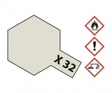 X-32 Titanium Silver Gloss 10ml tamiya X-32 Titanium Silver Gloss 10ml