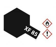 tamiya XF-85 Flat Rubber black 10ml Acrylic