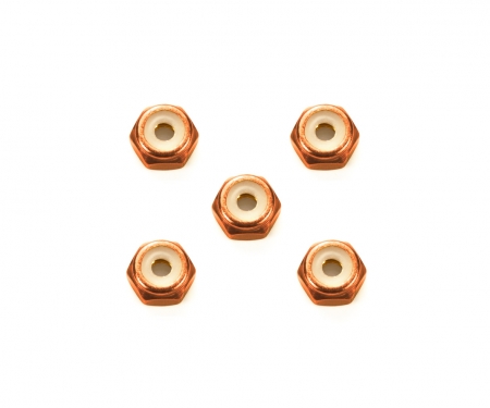 2mm Alu. Lock Nut (5) Orange - Spare & Option Parts - RC Spare & Option ...