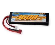 tamiya 7,4V/3600mAh 60C LiPO Battery T-Pl. HC R