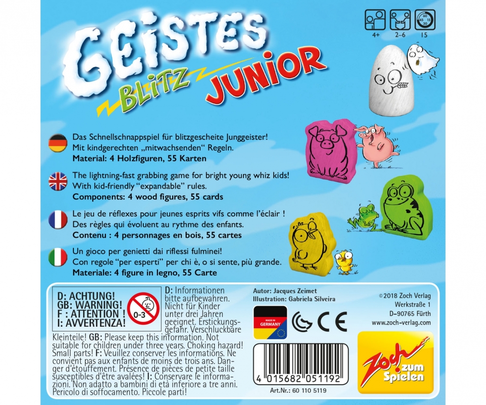 Geistesblitz Junior Young Wild Games Www Zoch Verlag Com