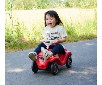BIG Bobby-Car inkl. Flüsterräder und Schuhschoner, Kunststoff, rot, ab 12  Monate.BIG Bobby Car+Whisp, Babyrutscher & Zubehör, Fahrzeuge, SPIELWAREN, KINDER