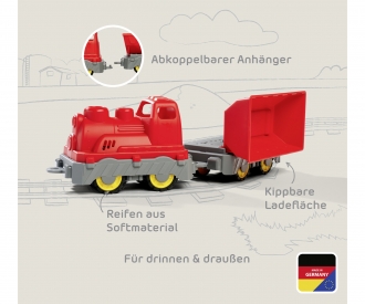BIG Power Worker Mini train avec wagon