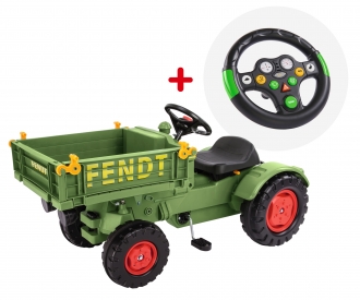 BIG Tracteur à pédales Fendt Bundle