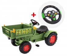 BIG Tracteur à pédales Fendt Bundle