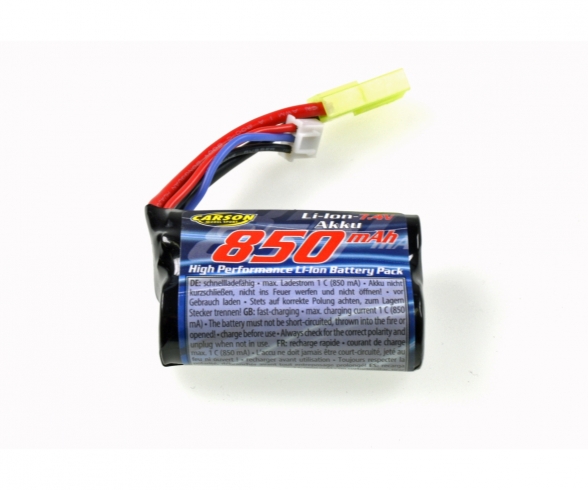 7.4V/850mAh batterie LiION Mini-TAM
