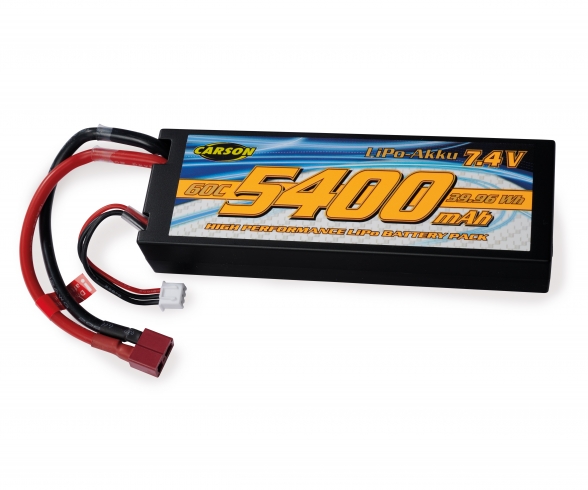 Batterie 7,4V/5400mAh 60C LiPO Race T-Pl. HC