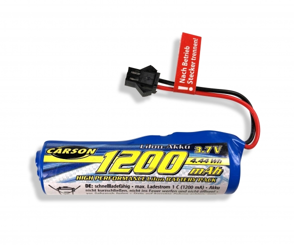 Batterie LiION 3.7V/1200mAh : 500404222 JST