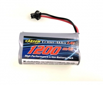 Batterie LiION 7,4V/1200mAh : 500404127 JST