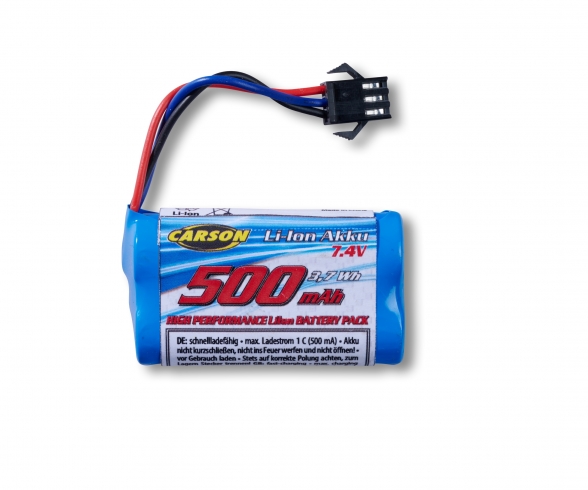 7,4V/500mAh LiIon Akku TW 1:14 JST-3