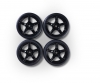 1:10 wheel set 5 spoke design (4) black