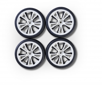 1:10 wheel set M-Design (4) white/black