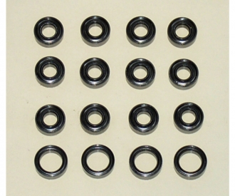 TT02B/TT01E/TT01 Ball bearing set (16)