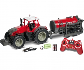 1:16 RC Tractor w. road tank 100% red
