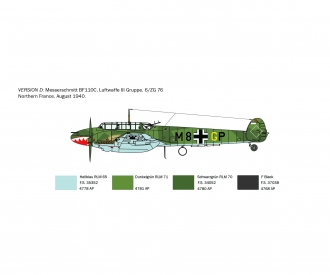 1:72 Dt. BF-110 C-3/C-4 Zerstörer