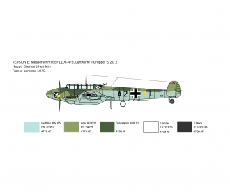 1:72 Dt. BF-110 C-3/C-4 Zerstörer