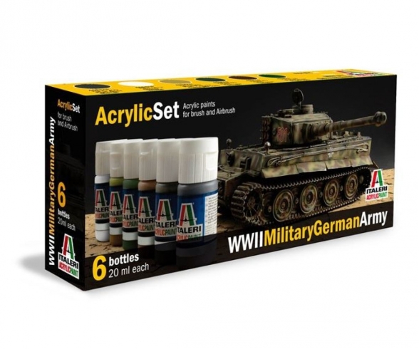 Set acrylique WWII Military German Army