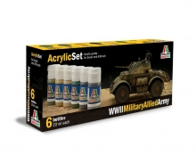 Set acrylique WWII Military Allied Army