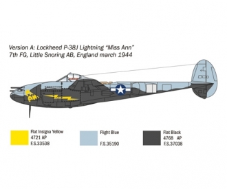 1:72 US P-38J Lightning