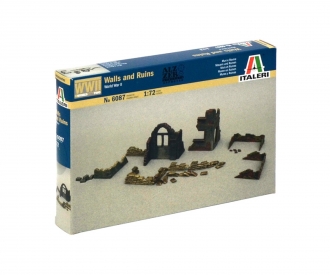 1:72 Walls and ruins w/accessories