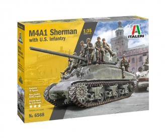 1:35 M4A1 Sherman with U.S. Infantry