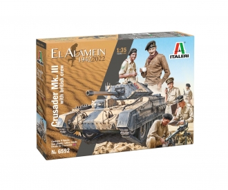 1:35 Brit. Crusader Mk.III avec. Équipage