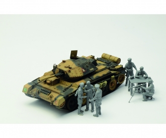 1:35 Brit. Crusader Mk.III avec. Équipage